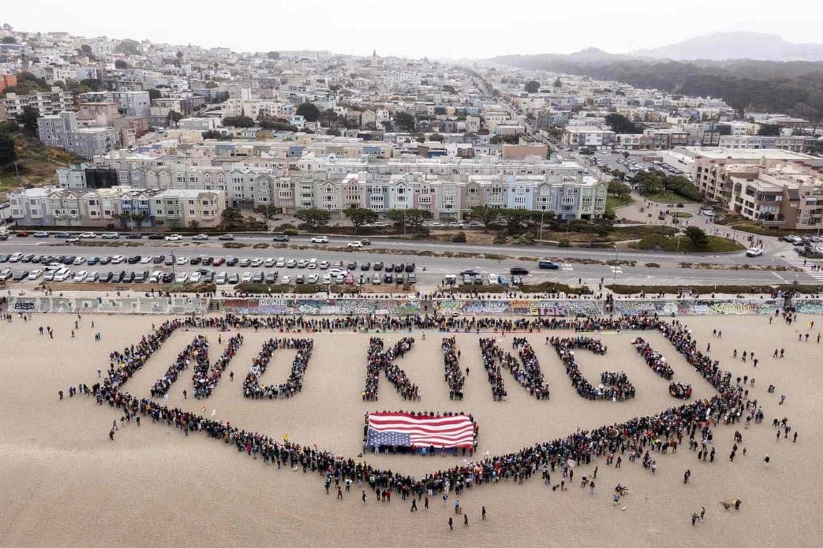 NO KINGS: Protesters Rally Against Authoritarian Symbols